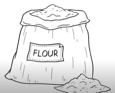 How to Draw Flour step by step
