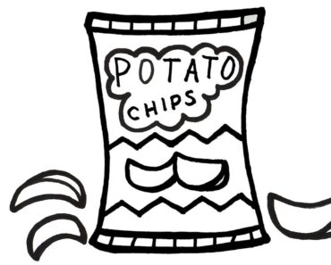 How to Draw Potato Chips