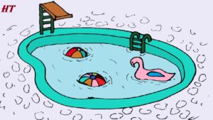 How to Draw a Swimming Pool