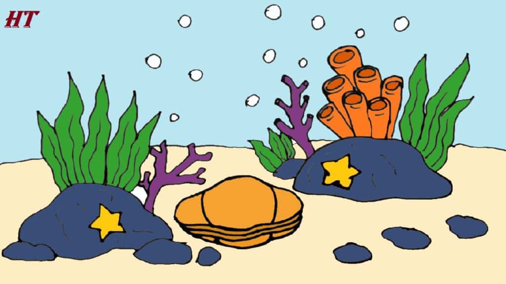 How to Draw an Underwater Scene