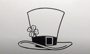 How to draw a Leprechaun Hat