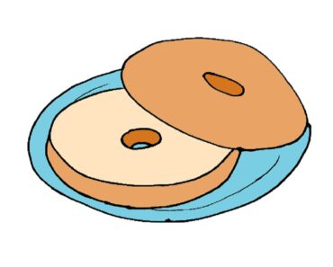 How to Draw a Bagel Step by Step