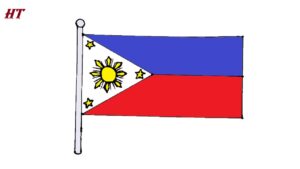 How to draw a Philippines flag