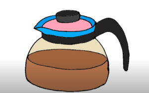 How to Draw a Coffee Pot