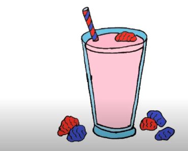 How to Draw a Smoothie Step by Step