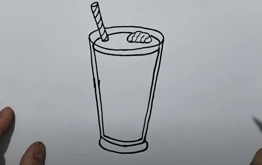 How to Draw a Smoothie Step by Step