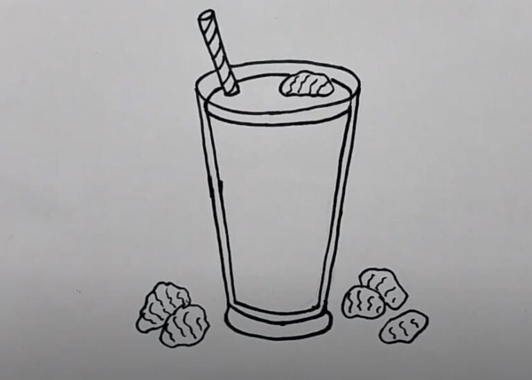 How to Draw a Smoothie Step by Step