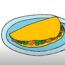 How to Draw an Omelet Step by Step