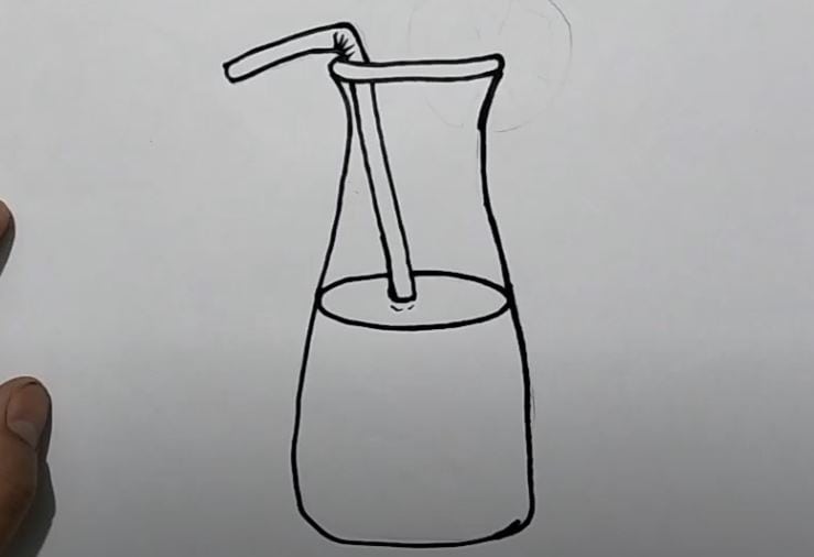 How to Draw Orange Juice Step by Step