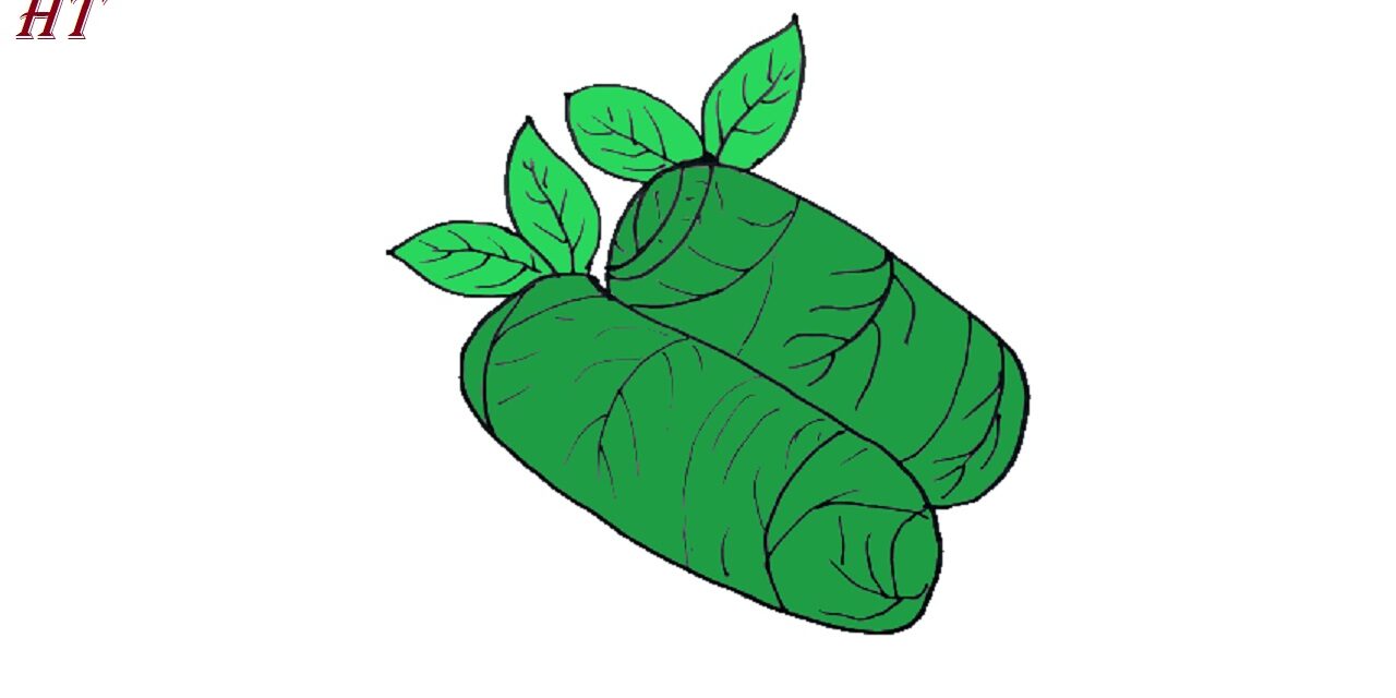 How to Draw Grape Leaves Step by Step