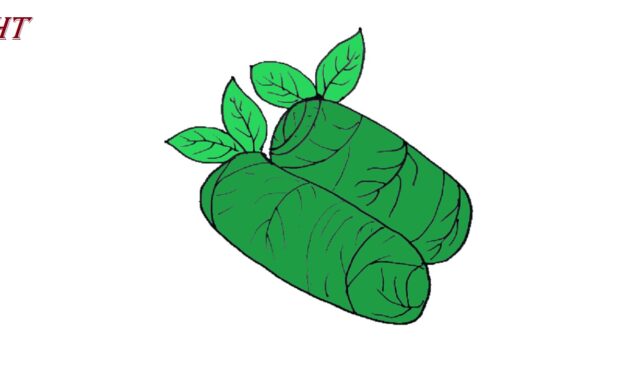 How to Draw Grape Leaves Step by Step