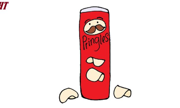 How to Draw Pringles step by step