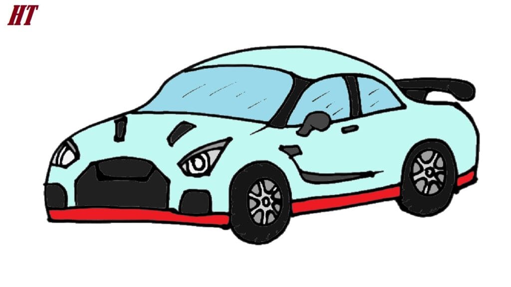 Viper sports car drawing tutorial, step-by-step guide to learn how to draw a race car, perfect for beginners and art enthusiasts. Follow these steps for an easy and fun illustration of a sleek vehicle.