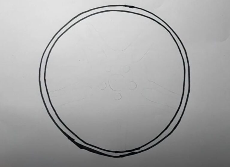 How to Draw Rims step by step