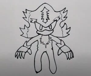 Drawing fox character step by step for beginners.