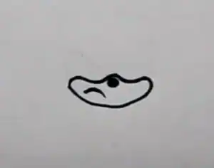 Draw a simple crocodile face outline, step-by-step tutorial, perfect for beginners on how to draw animals easily.