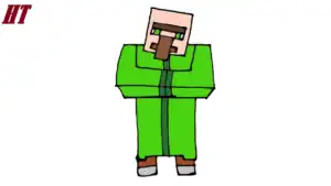 How to Draw a Minecraft Villager