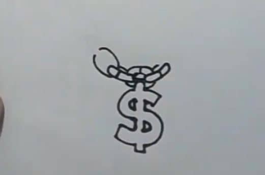Gold Chain Drawing Tutorial How to draw a Gold Chain Step by Step