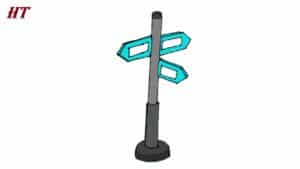How to Draw a Road Sign