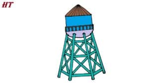 How to Draw a Water Tower