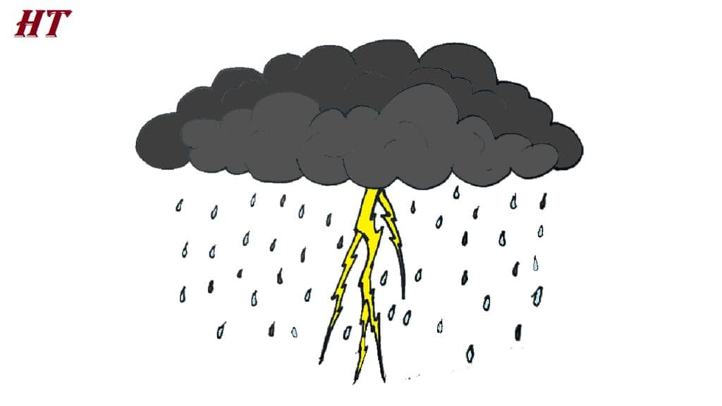 How to draw Thunderstorm